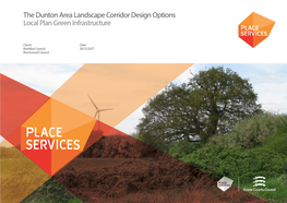 Dunton Area Landscape Corridor Design Options Local Plan Green Infrastructure