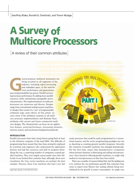 A Survey of Multicore Processors