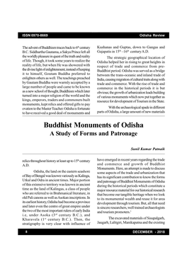 Buddhist Monuments of Odisha : a Study of Forms and Patronage