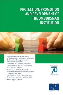 Protection, Promotion and Development of the Ombudsman Institution