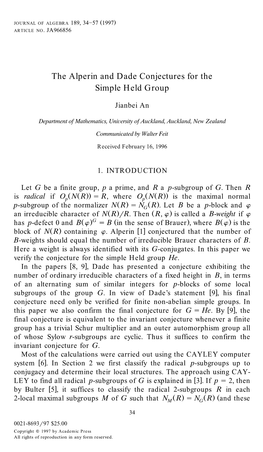 The Alperin and Dade Conjectures for the Simple Held Group