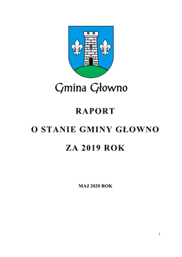 Raport O Stanie Gminy Głowno Za 2019 Rok. (PDF)