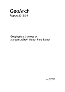 Geoarch Report 2016/09