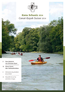 Kanu Schweiz 2014 Canoë-Kayak Suisse 2014