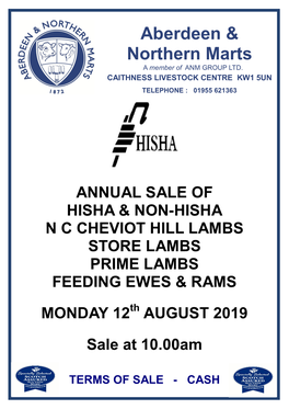 Caithness Livestock Centre Kw1 5Un Telephone : 01955 621363