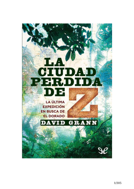 La Ciudad Perdida De Z Epub R1.3 Nadie4ever 1.11.2015