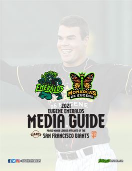 San Francisco Giants 2021 EUGENE EMERALDS