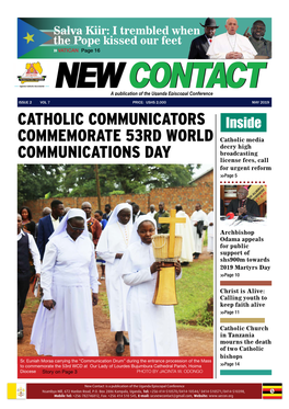 Catholic Communicators Commemorate 53Rd World Communications Day