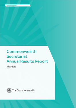 Commonwealth Secretariat Annual Results Report