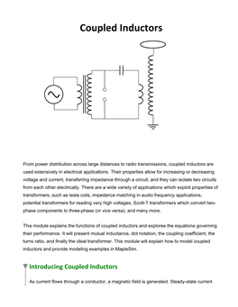 Coupled Inductors