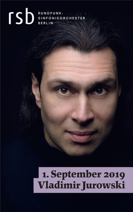 1. September 2019 Vladimir Jurowski Die Kaiserin Fordert Den Vater Heraus