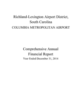 Richland-Lexington Airport District, South Carolina Comprehensive