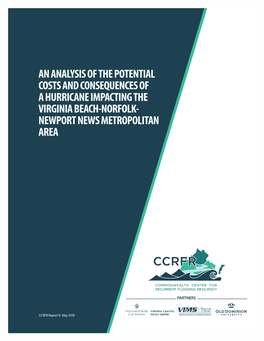 An Analysis of the Potential Costs and Consequences of a Hurricane Impacting the Virginia Beach-Norfolk- Newport News Metropolitan Area