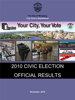 2010 Civic Election Official Results