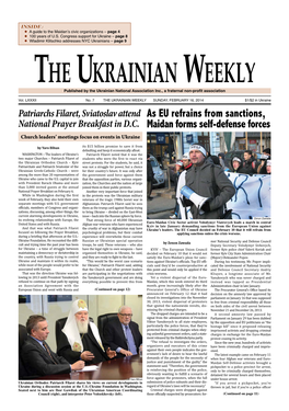 The Ukrainian Weekly 2014, No.7