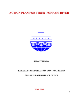 Action Plan for Tirur- Ponnani River