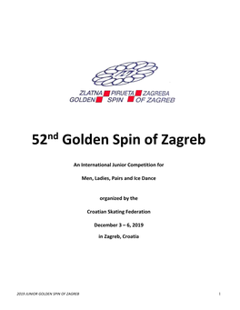 52Nd Golden Spin of Zagreb