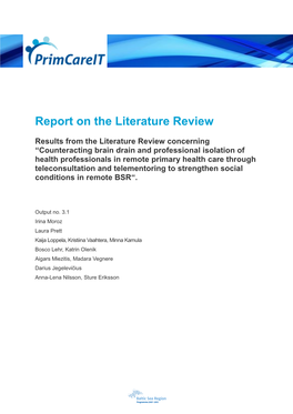 Report on the Literature Review