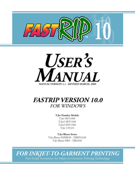 User's Manual