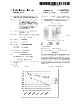 (12) United States Patent (10) Patent No.: US 8,008,239 B2 Anantaneni Et Al