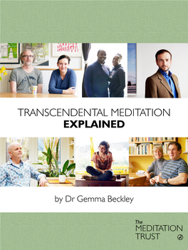 Transcendental Meditation Explained