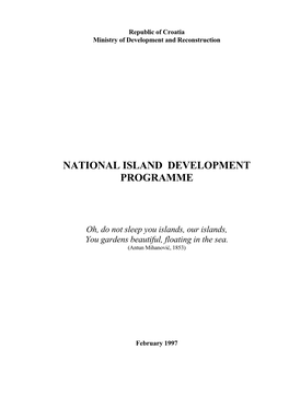 National Island Development Programme