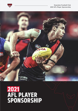 2021 AFL Player Sponsorship