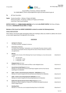 Town Council Agenda