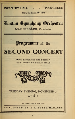 Boston Symphony Orchestra Concert Programs, Season 31,1911-1912, Trip