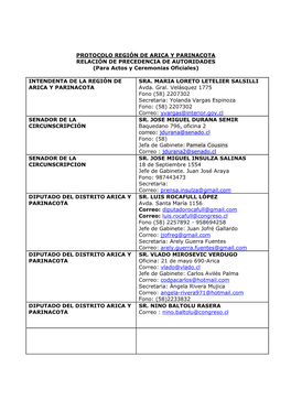 PROTOCOLO REGIÓN DE ARICA Y PARINACOTA Actu. 05-06-2018