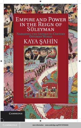 Empire and Power in the Reign of Süleyman