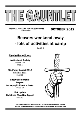 Beavers Weekend Away - Lots of Activities at Camp PAGE 7