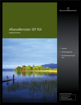 Alliancebernstein SEP IRA Employee Brochure