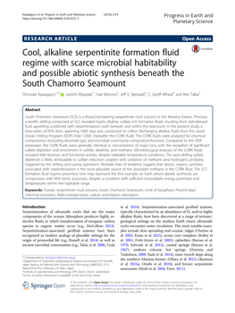 Cool, Alkaline Serpentinite Formation Fluid Regime with Scarce Microbial
