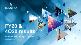 FY20 & 4Q20 Results