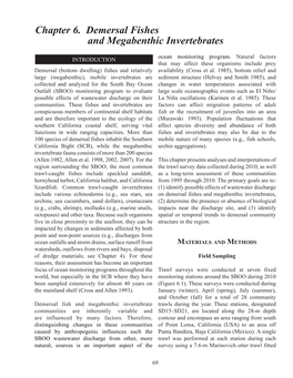 SB10 Chap 6 Demersal Fish.Indd 1 6/21/2011 1:22:43 PM Taxa Combined, Though Large Or Exceptionally