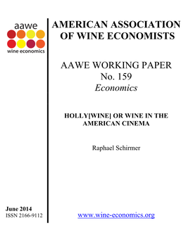 AAWE Working Paper No. 159 – Economics