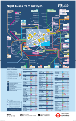 Destination Finder How to Use This Map Key Ways To