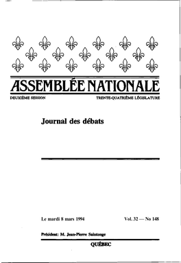 Le Mardi 8 Mars 1994 Vol. 32