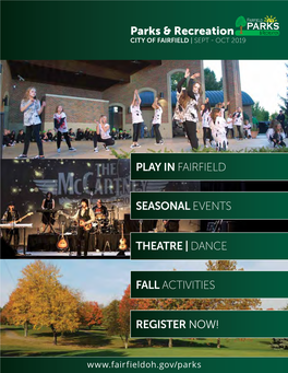 Play in Fairfield Seasonal Events Theatre | Dance Fall