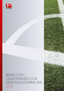 Bericht Des Ligaverbandes Zur Generalversammlung 2016