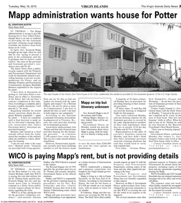 Mapp Administration Wants House for Potter