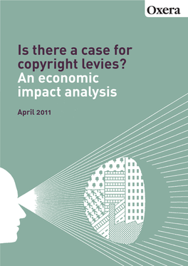 Is There a Case for Copyright Levies? an Economic Impact Analysis