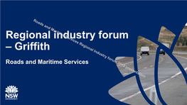 Regional Industry Forum Presentation