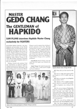 The GENTLEMAN of HAPKIDO