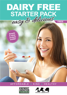 DAIRY FREE STARTER PACK Easy & Delicious FREE