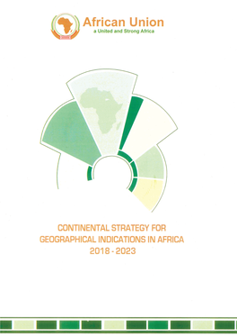 Continental Strategy for Geographical Indications in Africa 2018-2023