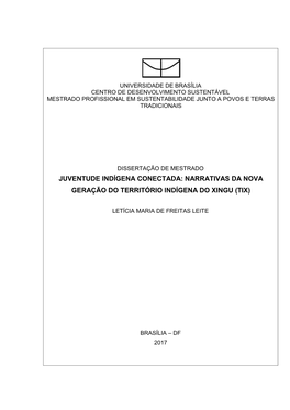 Juventude Indígena Conectada: Narrativas Da Nova