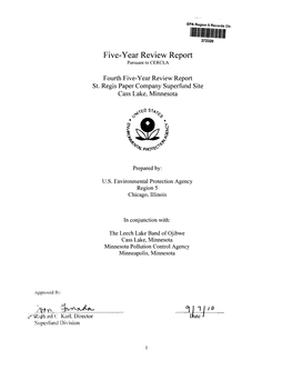 Fourth Five-Year Review Report St