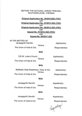 Annexures Filed by R5 in OA No 26 of 2013(SZ)